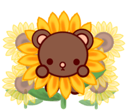 Bear chocolate-Summer, Autumn sticker #5259621