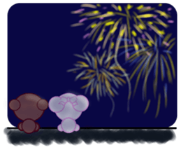 Bear chocolate-Summer, Autumn sticker #5259622