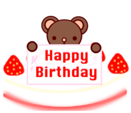 Bear chocolate-Summer, Autumn sticker #5259648