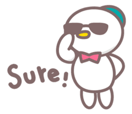 Snow cafe stickers English ver. sticker #5259698