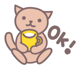 Snow cafe stickers English ver. sticker #5259719