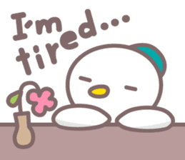 Snow cafe stickers English ver. sticker #5259726