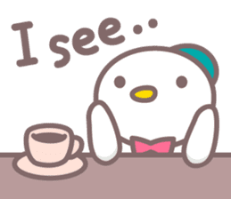 Snow cafe stickers English ver. sticker #5259727