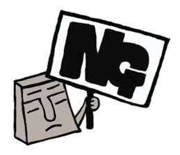 Mr.Moai's word. sticker #5260177