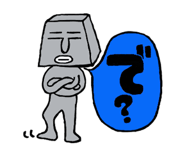Mr.Moai's word. sticker #5260202