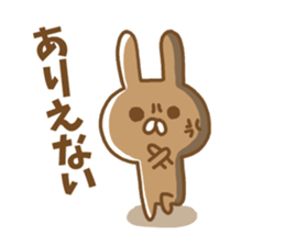 Anger rabbit sticker #5260351
