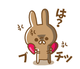 Anger rabbit sticker #5260353