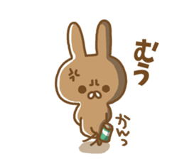 Anger rabbit sticker #5260355