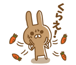 Anger rabbit sticker #5260357