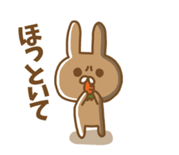 Anger rabbit sticker #5260366