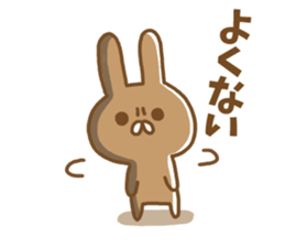 Anger rabbit sticker #5260370