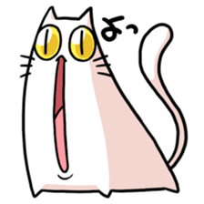 stretch cat NOBINEKO sticker #5260532