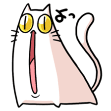 stretch cat NOBINEKO sticker #5260532