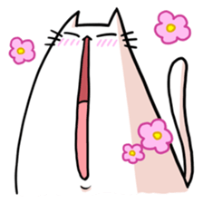 stretch cat NOBINEKO sticker #5260538