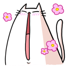 stretch cat NOBINEKO sticker #5260538