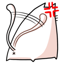 stretch cat NOBINEKO sticker #5260539