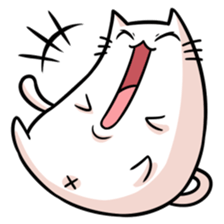 stretch cat NOBINEKO sticker #5260541