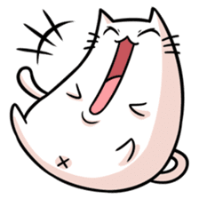 stretch cat NOBINEKO sticker #5260541