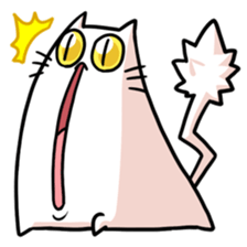 stretch cat NOBINEKO sticker #5260542