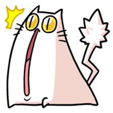 stretch cat NOBINEKO sticker #5260542