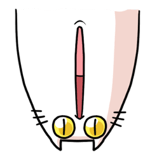 stretch cat NOBINEKO sticker #5260548