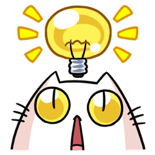 stretch cat NOBINEKO sticker #5260549