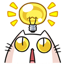 stretch cat NOBINEKO sticker #5260549