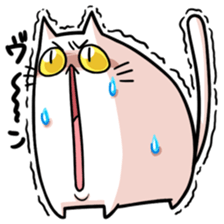 stretch cat NOBINEKO sticker #5260551