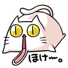 stretch cat NOBINEKO sticker #5260554