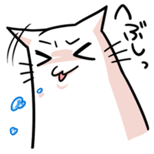 stretch cat NOBINEKO sticker #5260556