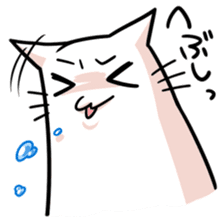 stretch cat NOBINEKO sticker #5260556