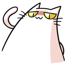 stretch cat NOBINEKO sticker #5260557