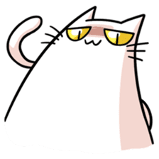 stretch cat NOBINEKO sticker #5260557