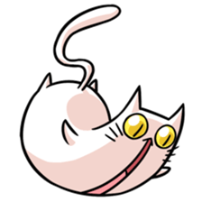 stretch cat NOBINEKO sticker #5260558