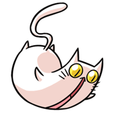 stretch cat NOBINEKO sticker #5260558