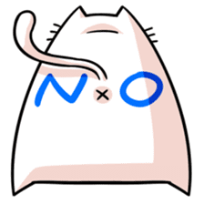 stretch cat NOBINEKO sticker #5260561