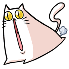 stretch cat NOBINEKO sticker #5260562