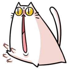 stretch cat NOBINEKO sticker #5260563