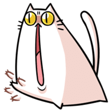 stretch cat NOBINEKO sticker #5260563