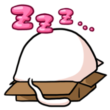 stretch cat NOBINEKO sticker #5260566