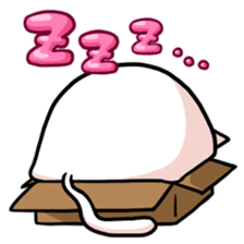 stretch cat NOBINEKO sticker #5260566