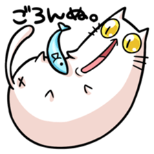 stretch cat NOBINEKO sticker #5260567