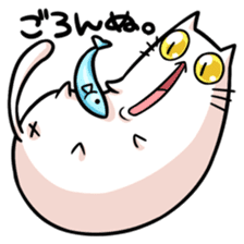 stretch cat NOBINEKO sticker #5260567
