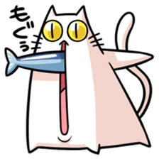 stretch cat NOBINEKO sticker #5260568