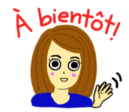 Lea French girl sticker #5261054