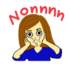 Lea French girl sticker #5261058