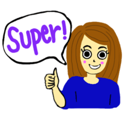 Lea French girl sticker #5261059