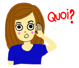 Lea French girl sticker #5261065