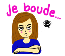 Lea French girl sticker #5261066