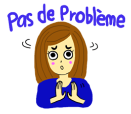 Lea French girl sticker #5261069